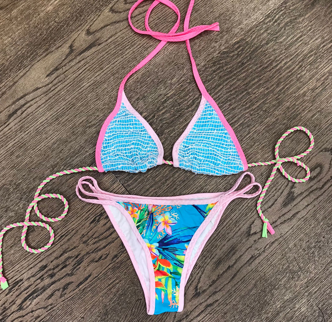 250 - Bikini Janne Ibiza - tropical e arcobaleno