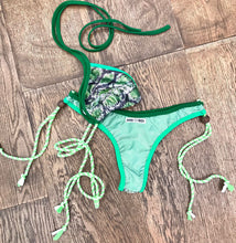 Carica l&#39;immagine nel visualizzatore di Gallery, 268 - Bikini Janne Ibiza - pitone verde e lurex
