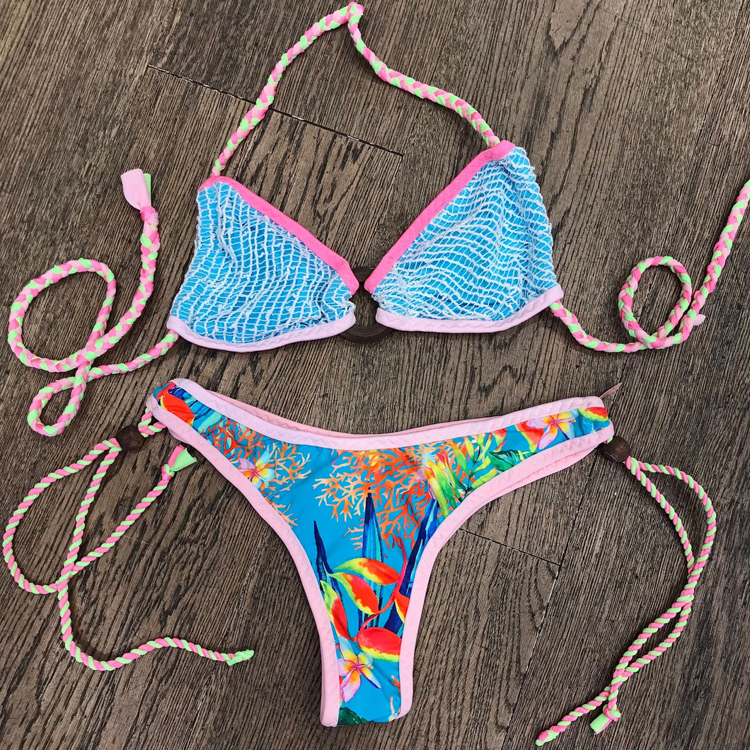 259 - Bikini Janne Ibiza - tropical e arcobaleno