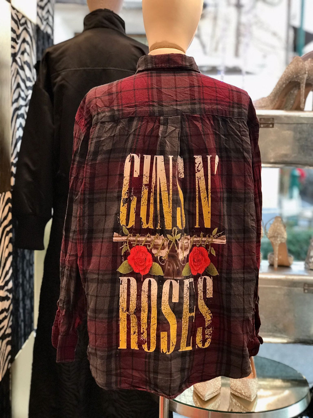 Camicia vintage stampa Guns N Roses