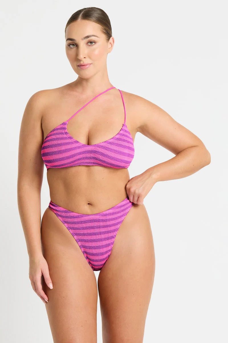 Bikini Selena - RIGHE FUXIA VIOLA