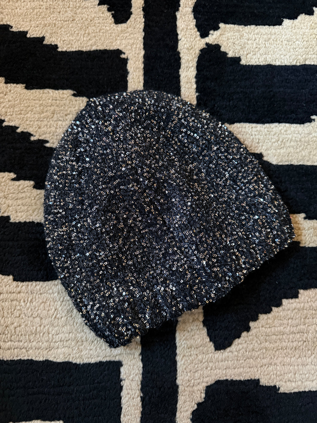 Berretto Misto Lana con Paillettes