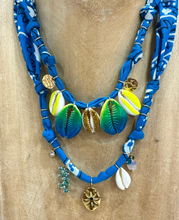 Carica l&#39;immagine nel visualizzatore di Gallery, COLLANA BANDANA - BLUETTE (E)
