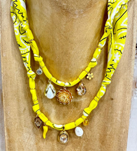 Carica l&#39;immagine nel visualizzatore di Gallery, COLLANA BANDANA - GIALLO LIMONE (G)
