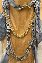 Carica l'immagine nel visualizzatore di Gallery, COLLANA BANDANA - GRIGIO (R)
