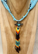 Carica l&#39;immagine nel visualizzatore di Gallery, COLLANA BANDANA - TURCHESE (U)
