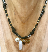 Carica l&#39;immagine nel visualizzatore di Gallery, COLLANA BANDANA - VERDE MILITARE (V)
