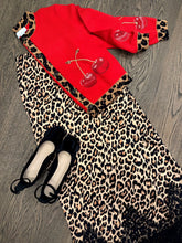 Carica l&#39;immagine nel visualizzatore di Gallery, Cardigan Rosso &amp; Leopardato

