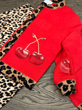 Carica l&#39;immagine nel visualizzatore di Gallery, Cardigan Rosso &amp; Leopardato
