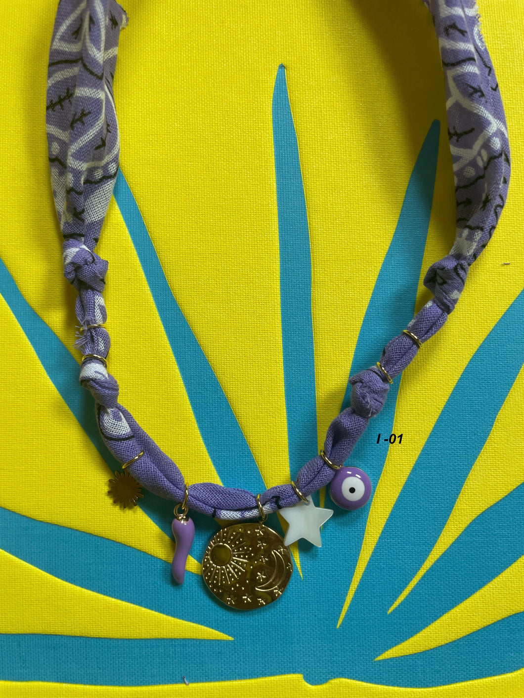 COLLANA BANDANA - LILLA (I)