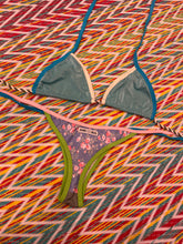 Carica l&#39;immagine nel visualizzatore di Gallery, 128 - Bikini Janne Ibiza - lurex e stampa fiori
