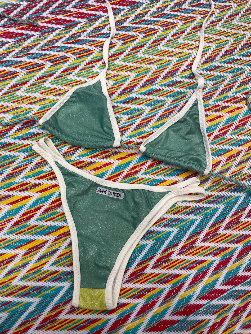 129 - Bikini Janne Ibiza - lurex patchwork